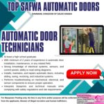 Top Safwa Automatic Doors bound to Dammam, Kingdom of Saudi Arabia