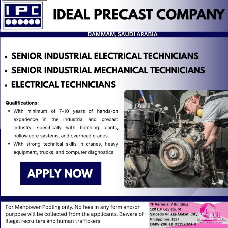 Ideal Precast Company bound to Dammam, Kingdom of Saudi Arabia