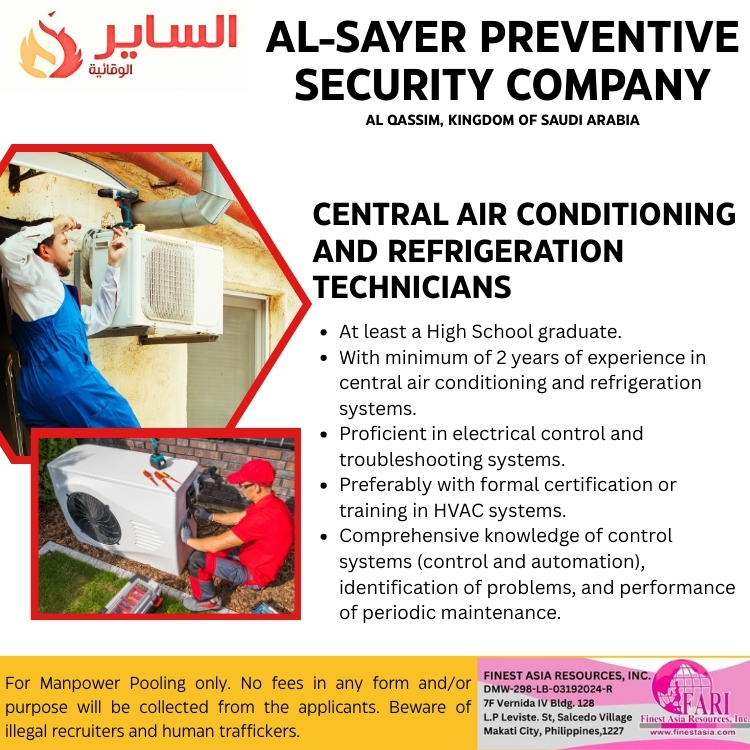 Al Sayer Preventive Security Company bound to Al Qassim, Kingdom of Saudi Arabia
