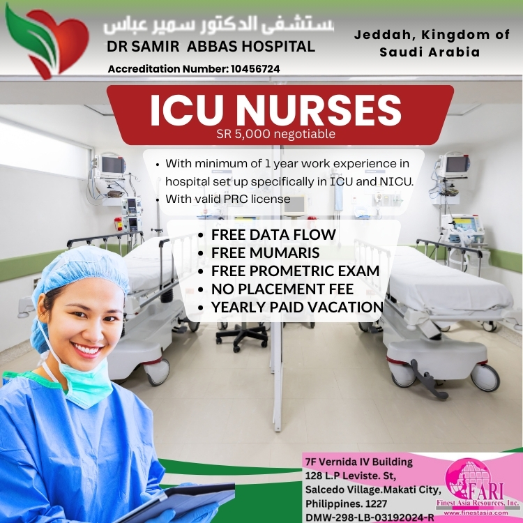 Dr. Samir Abbas Hospital bound to Jeddah, Kingdom of Saudi Arabia