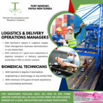 TELEMU NO. 16 LOGISTICS & PHARMACY LTD bound to Papua New Guinea