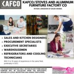 KAFCO/STOVES AND ALUMINUM FURNITURE FACTORY CO bound to Riyadh, Saudi Arabia