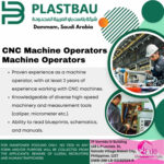 Plastbau Arabia Ltd. Co. bound to Dammam, Saudi Arabi