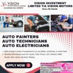 Vision Investment Limited T/A Vision Motors bound to Suva, Fiji Islands