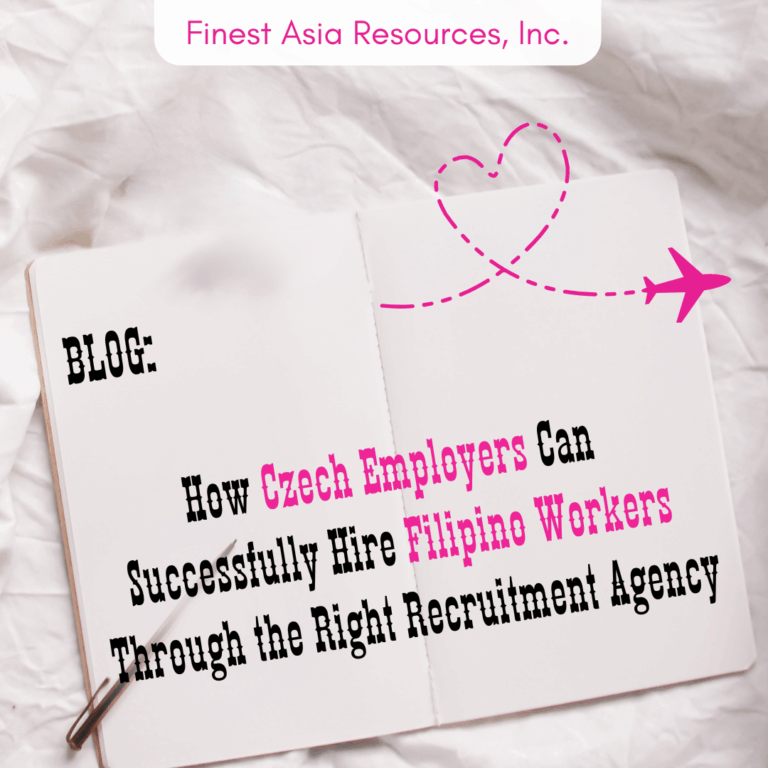 How Czech Employers Can Successfully Hire Filipino Workers Through the Right Recruitment Agency