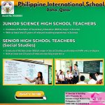 Philippine International School bound to Doha, Qatar