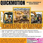 Excavator Operators
