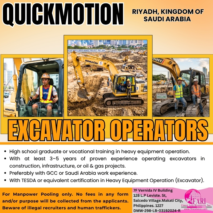 Excavator Operators