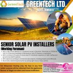 SENIOR SOLAR PV INSTALLERS (Working Foreman)