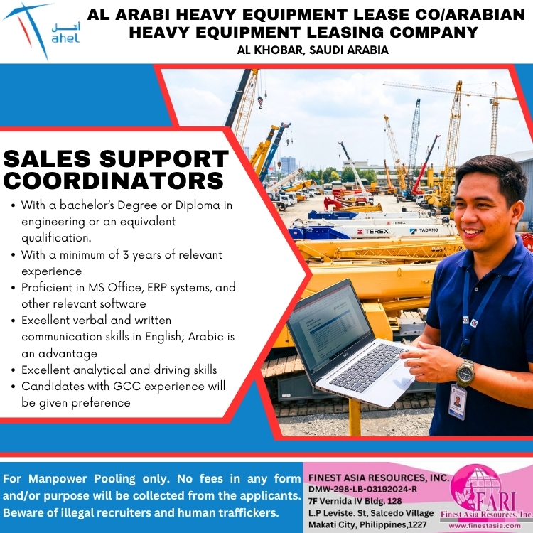 Sales Support Coordicator
