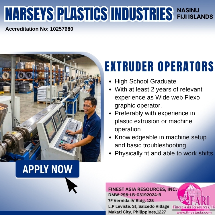 EXTRUDER OPERATORS