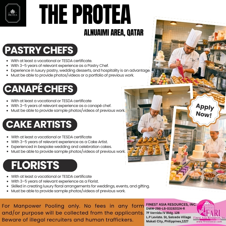 PASTRY CHEFS CANAPÉ CHEFS CAKE ARTISTS FLORISTS