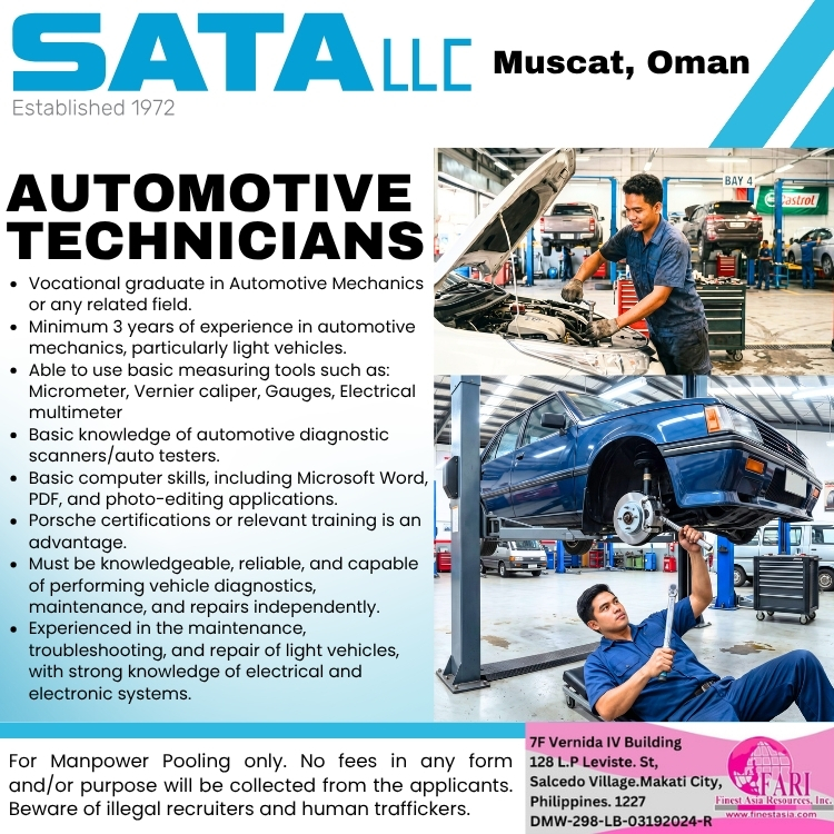 AUTOMOTIVE TECHNICIANS